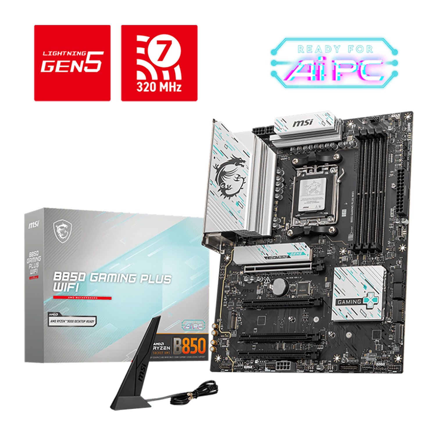 MSI Motherboard B850 GAMING PLUS WIFI