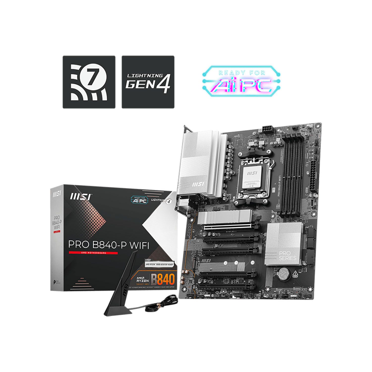 MSI Motherboard PRO B840-P WIFI