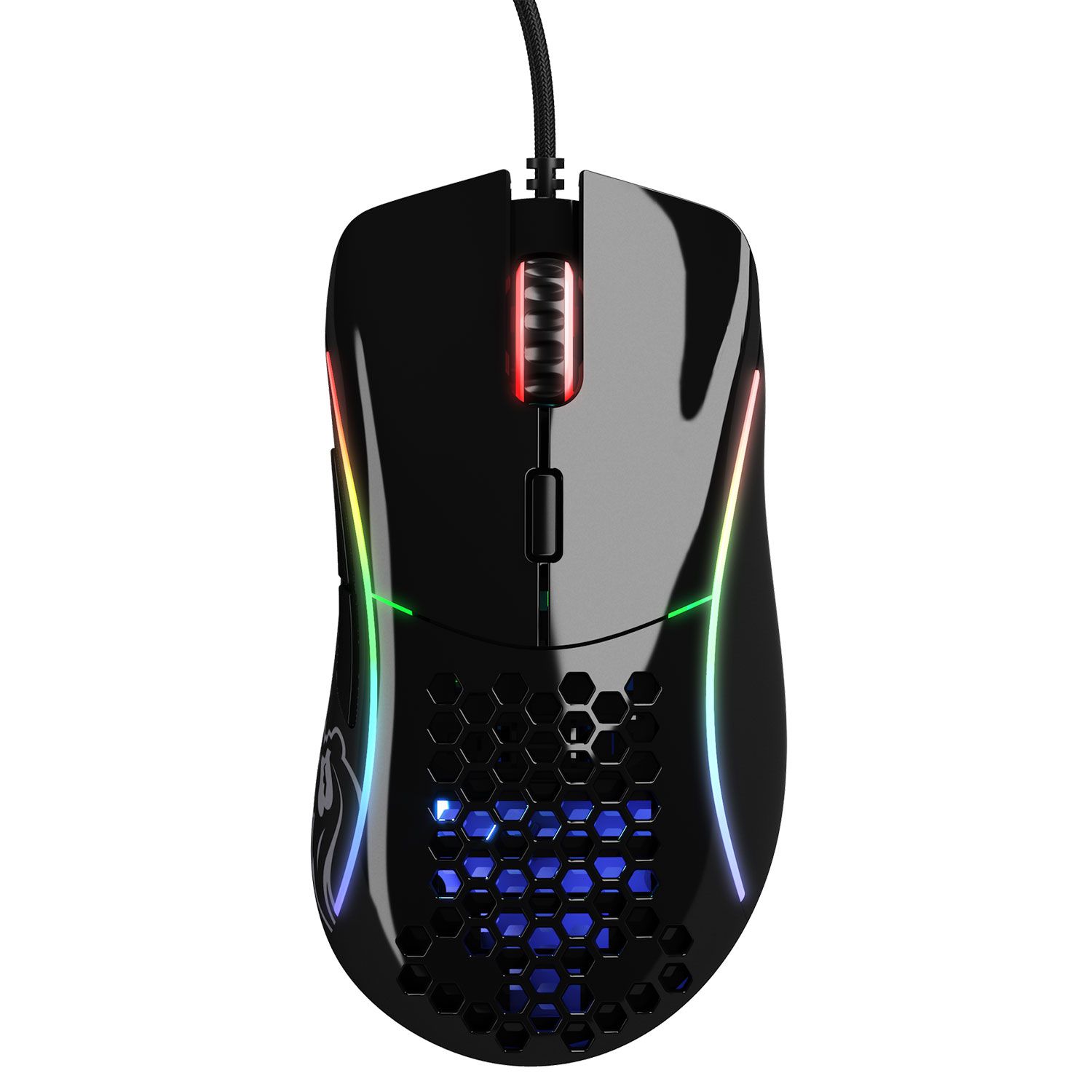 Glorious Ποντίκι Model D Glossy Black Ενσύρματο