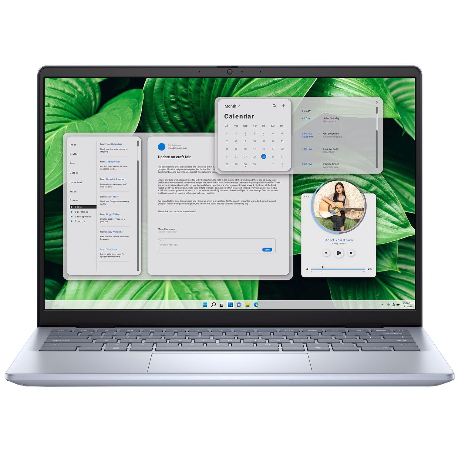 Dell Inspiron 5445 Laptop 14" IPS (Ryzen 7 8840U/16 GB/1 TB/Radeon Graphics/Windows 11 Pro)