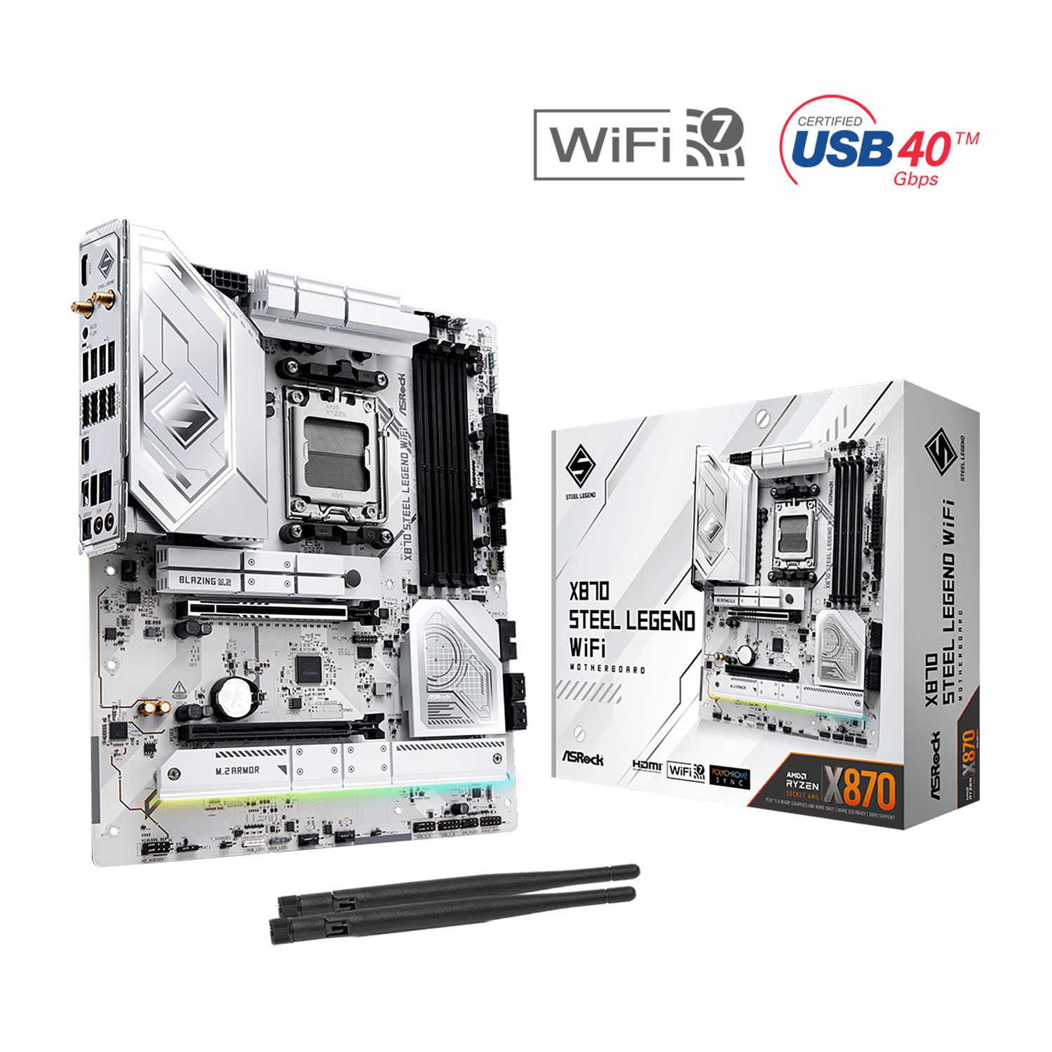 Asrock Motherboard X870 STEEL LEGEND WIFI