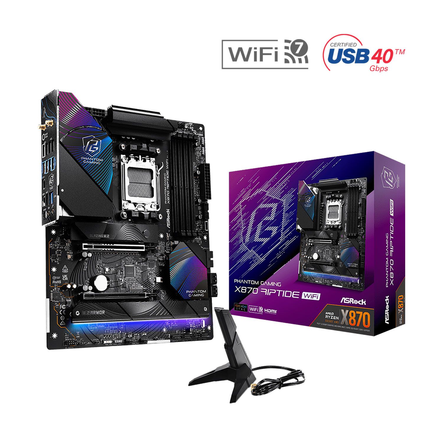 Asrock Motherboard X870 RIPTIDE WIFI