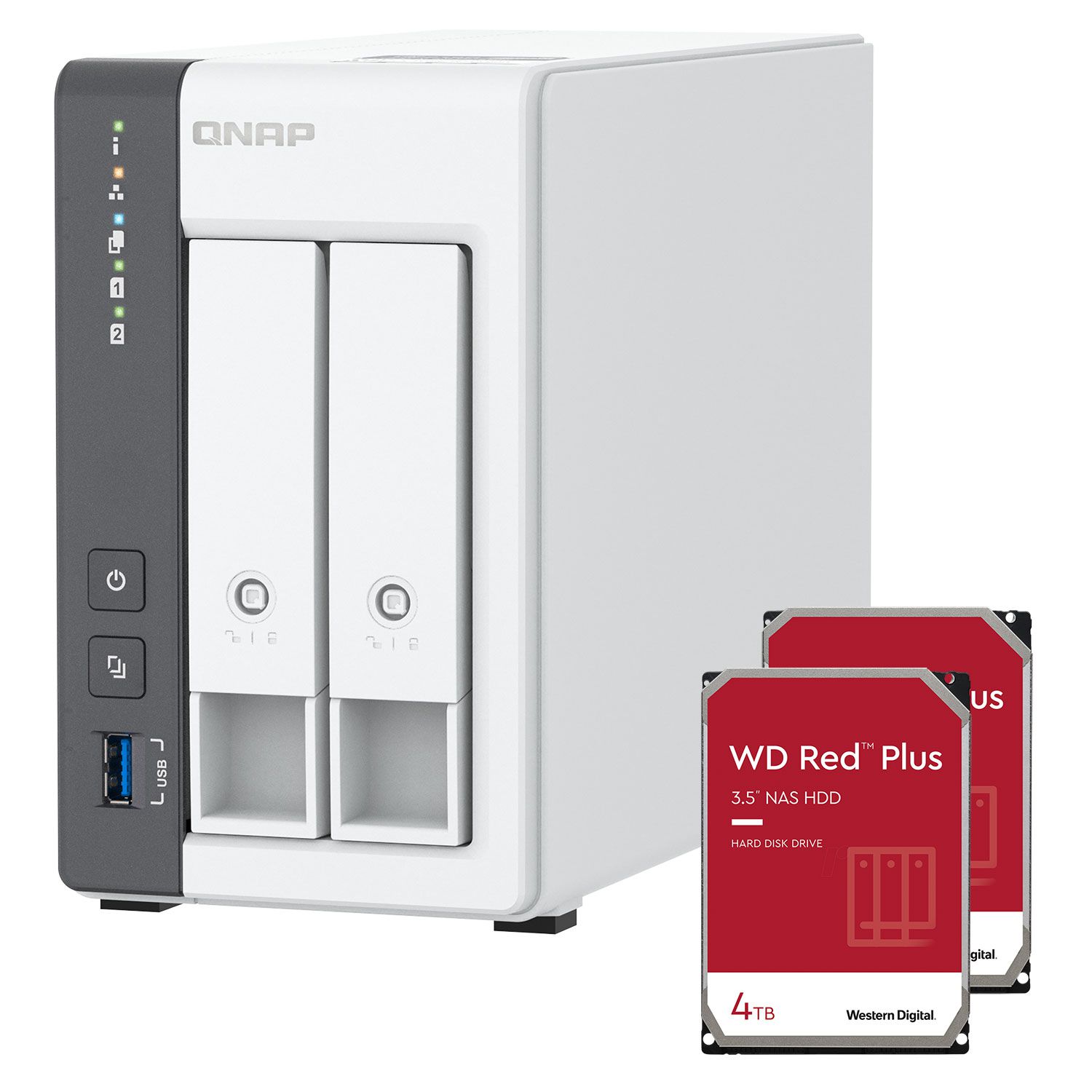 Qnap TS-216G NAS & 2x 4TB WD Red Plus