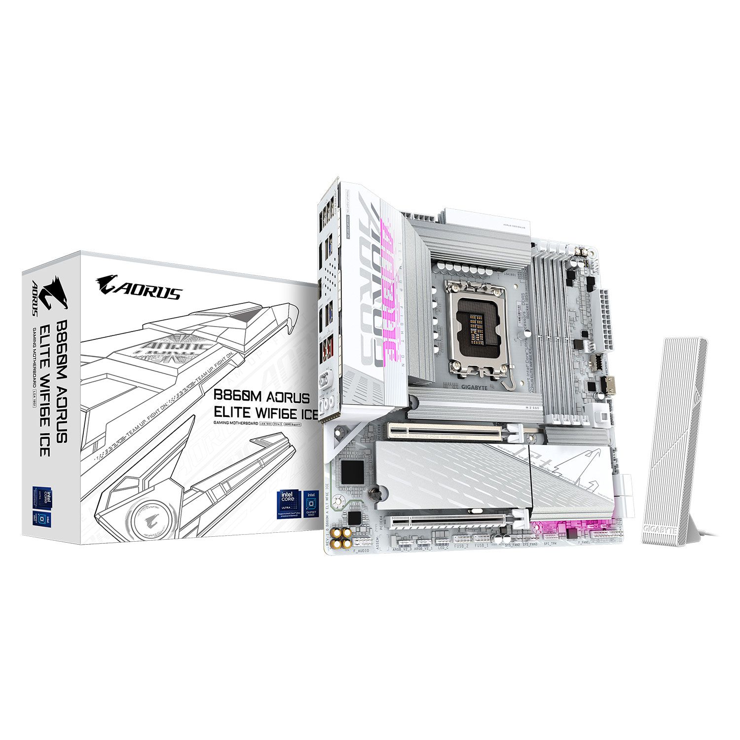 Gigabyte Motherboard B860M AORUS ELITE WIFI6E ICE