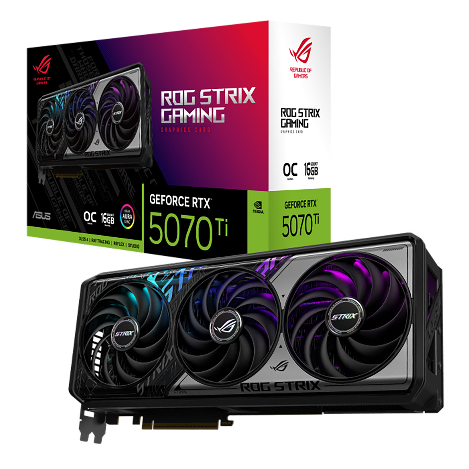 Asus VGA GeForce RTX 5070 TI ROG STRIX OC 16 GB