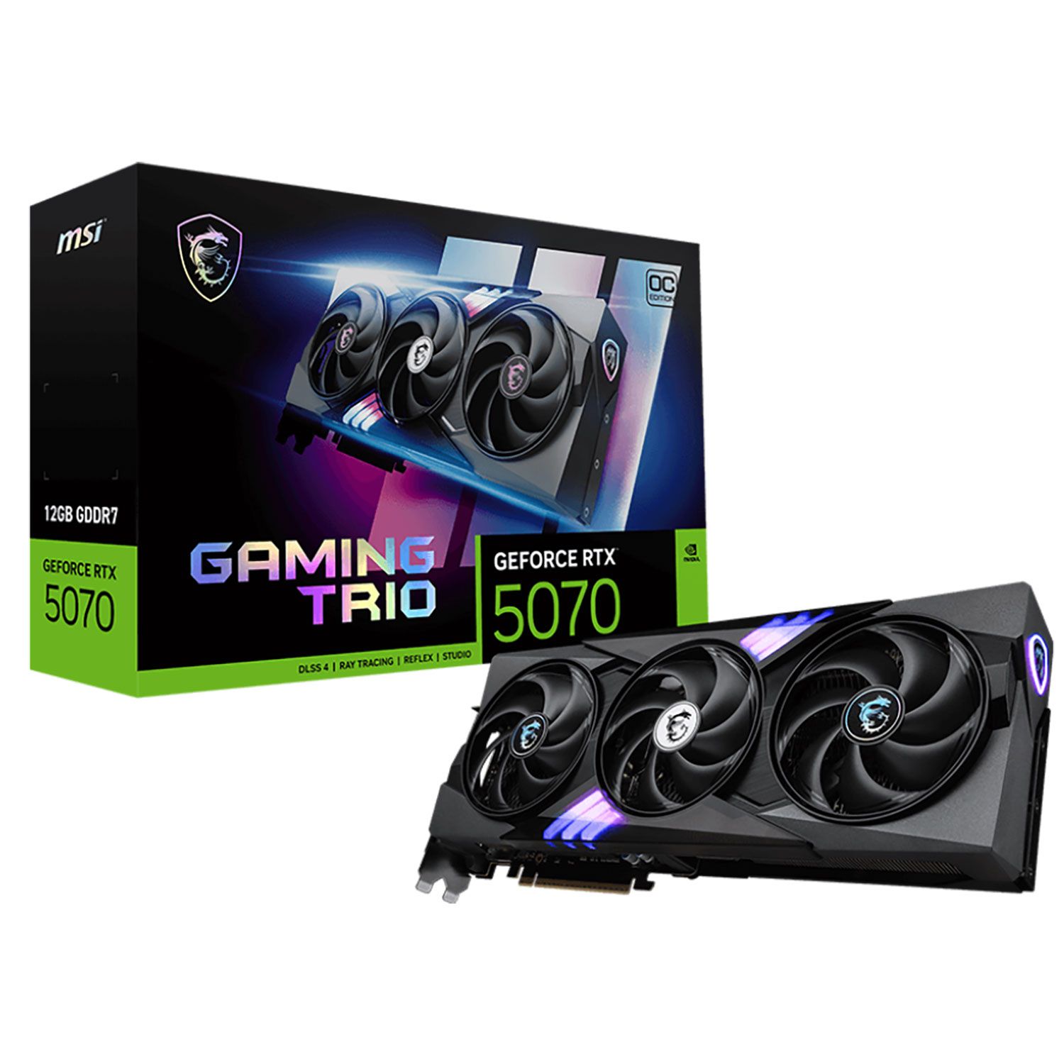 MSI VGA GeForce RTX 5070 GAMING TRIO OC 12 GB