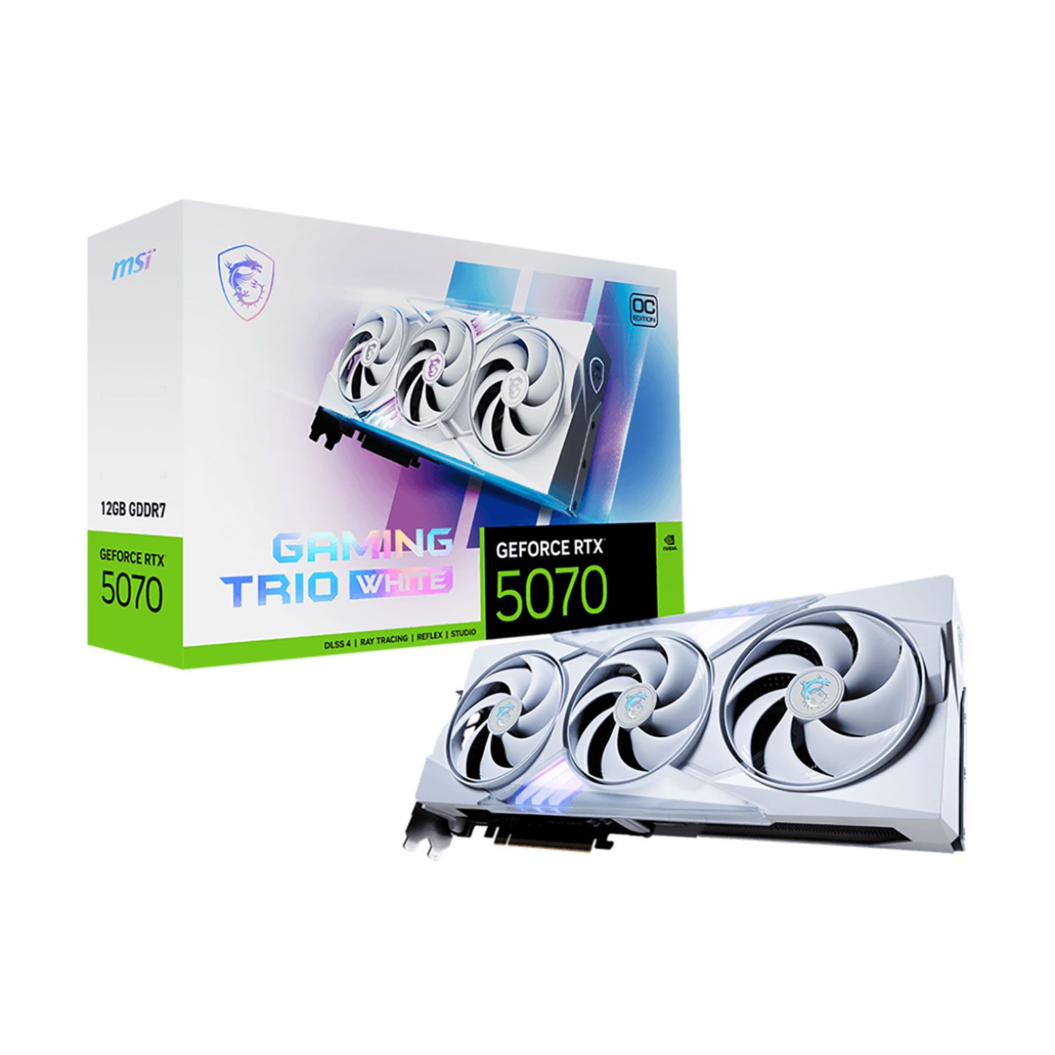 MSI VGA GeForce RTX 5070 GAMING TRIO OC WHITE 12 GB