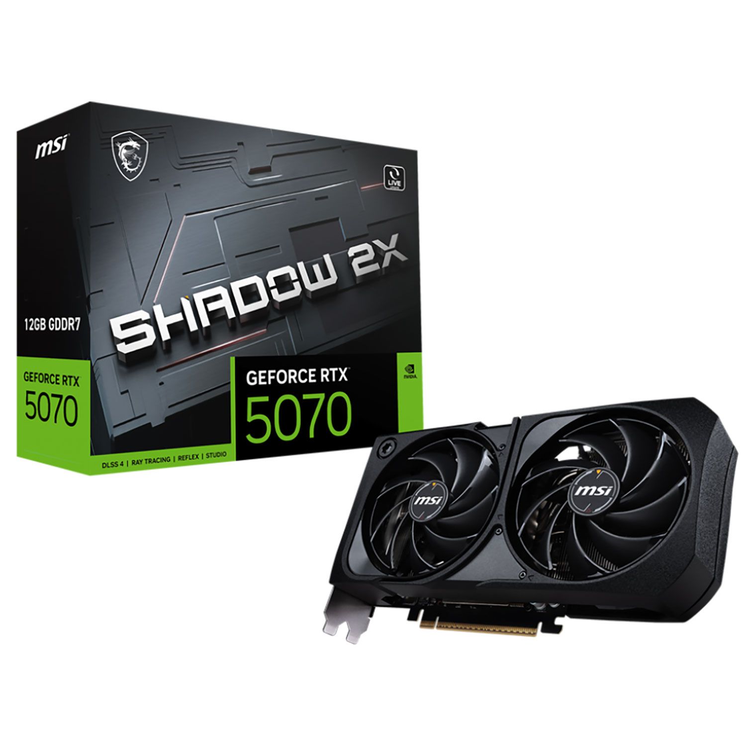 MSI VGA GeForce RTX 5070 SHADOW 2X OC 12 GB