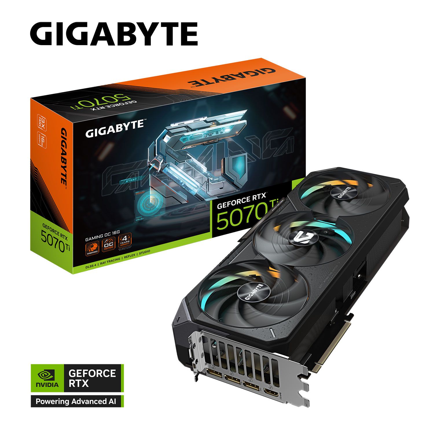 Gigabyte VGA GeForce RTX 5070 TI GAMING OC 16 GB