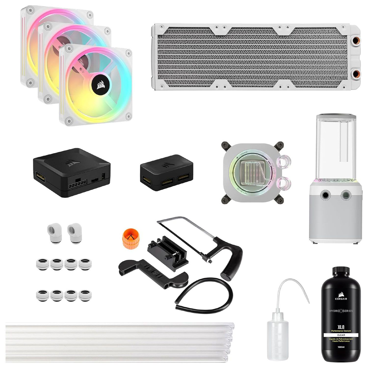 Corsair Custom Cooling Kit HydroX XH405i White