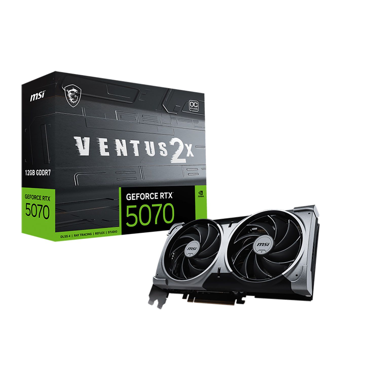 MSI VGA GeForce RTX 5070 Ventus 2X OC 12 GB