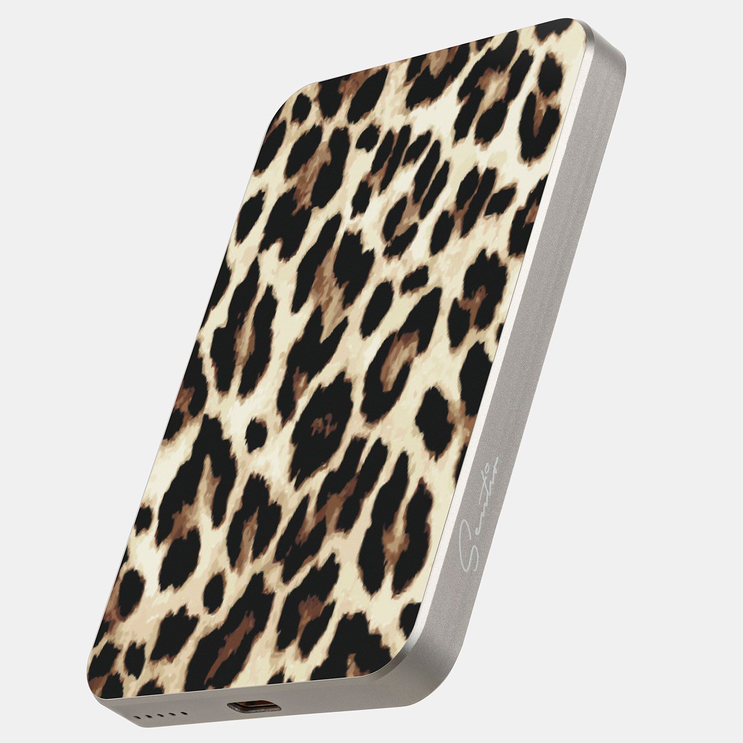 Sentio Powerbank με ασύρματη φόρτιση 5000mAh Leopard