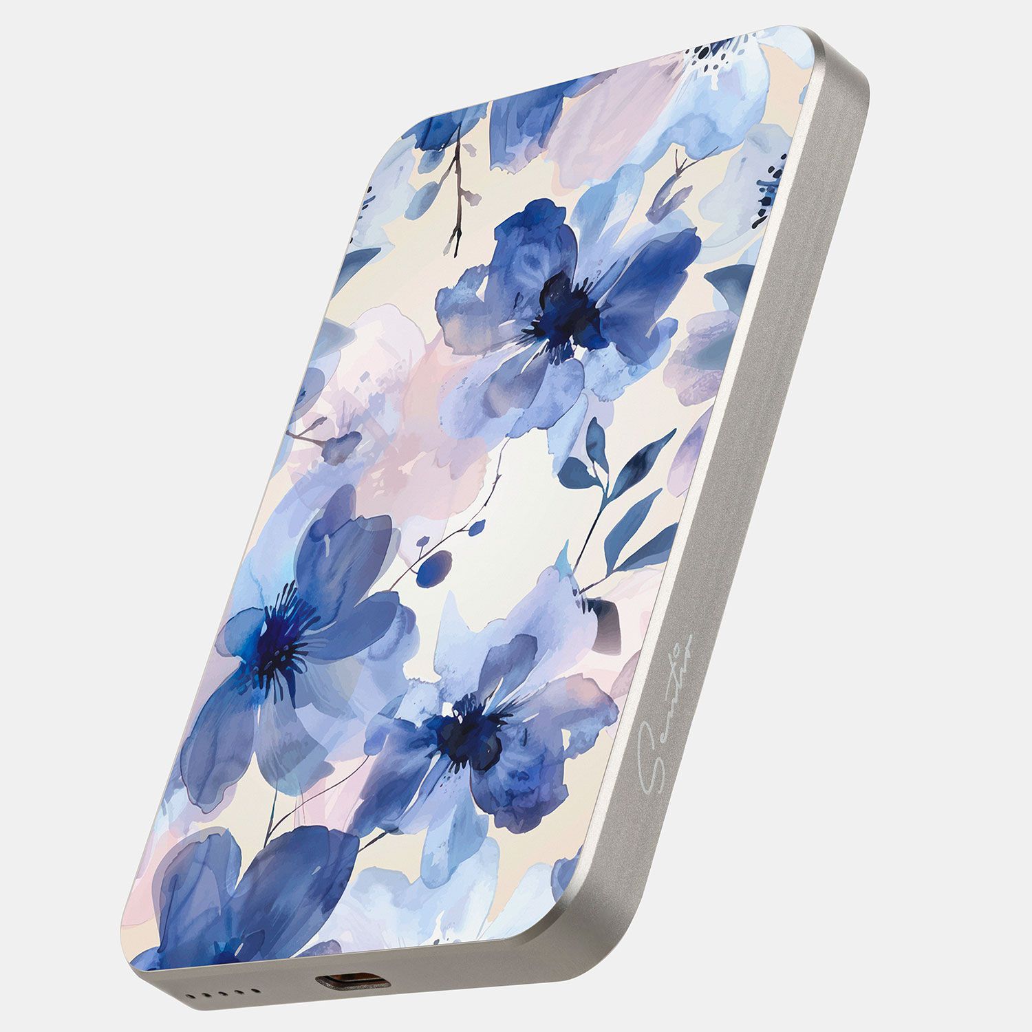 Sentio Powerbank με ασύρματη φόρτιση 5000mAh Floral