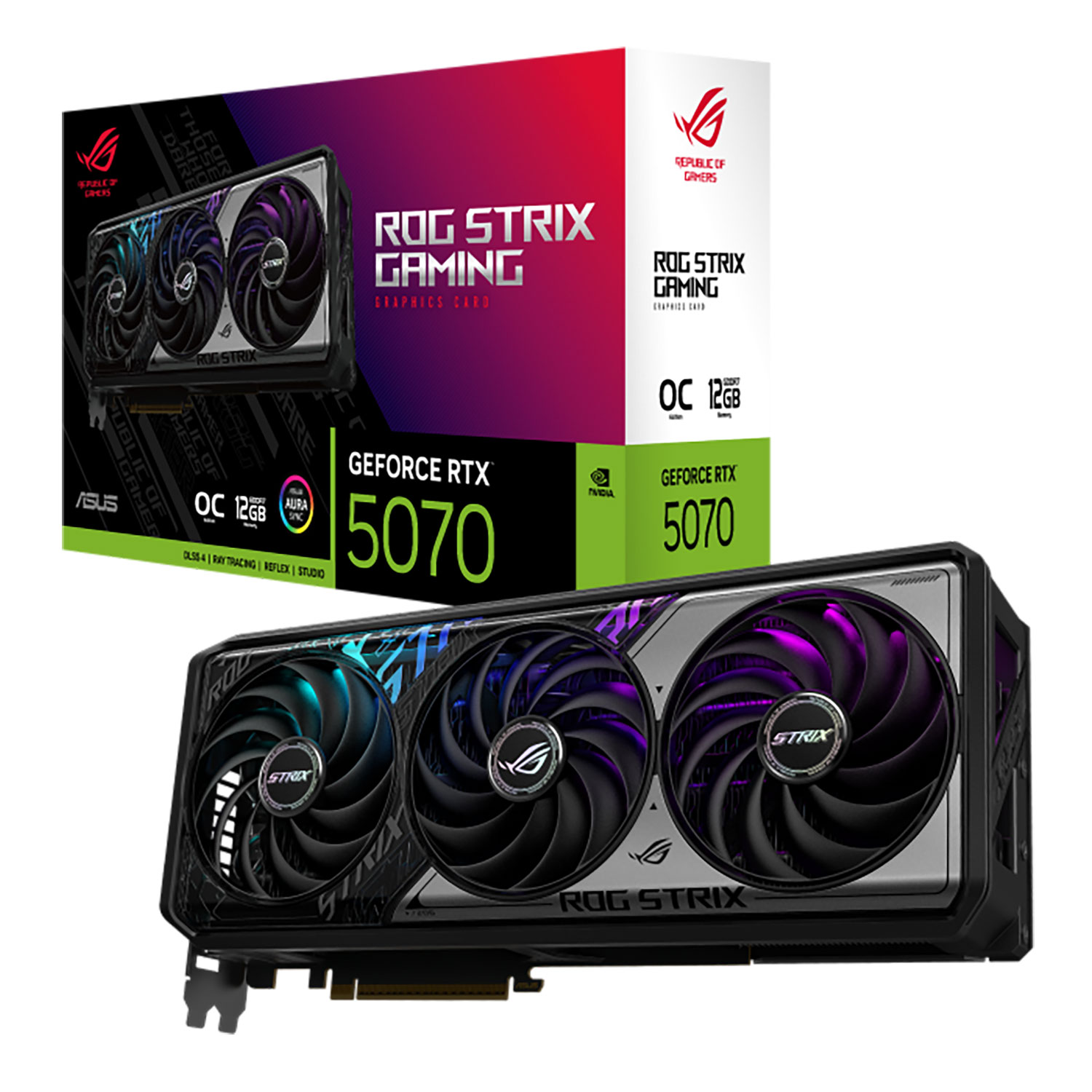 Asus VGA GeForce RTX 5070 ROG STRIX OC 12 GB