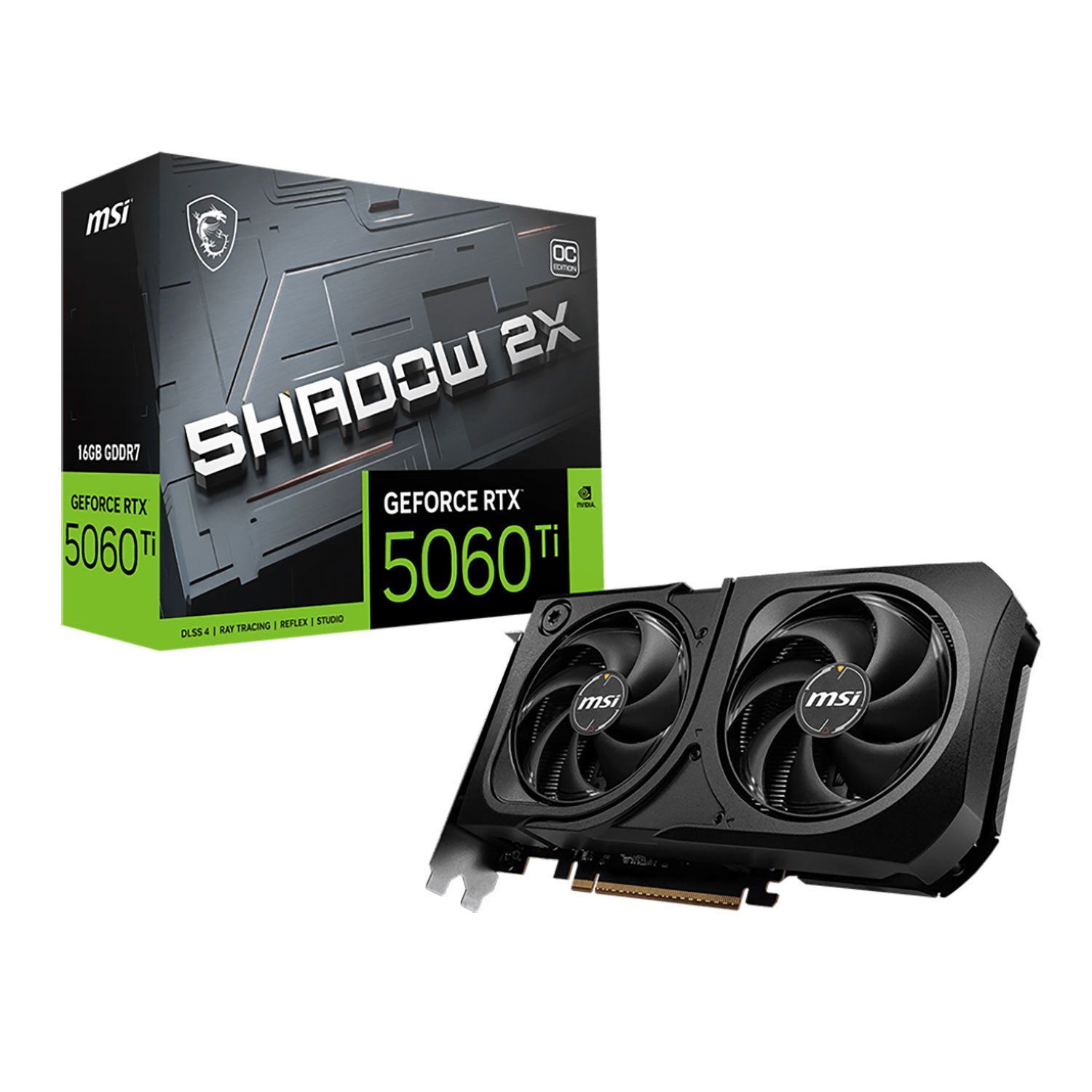 MSI VGA GeForce RTX 5060 Ti Shadow 2X OC Plus