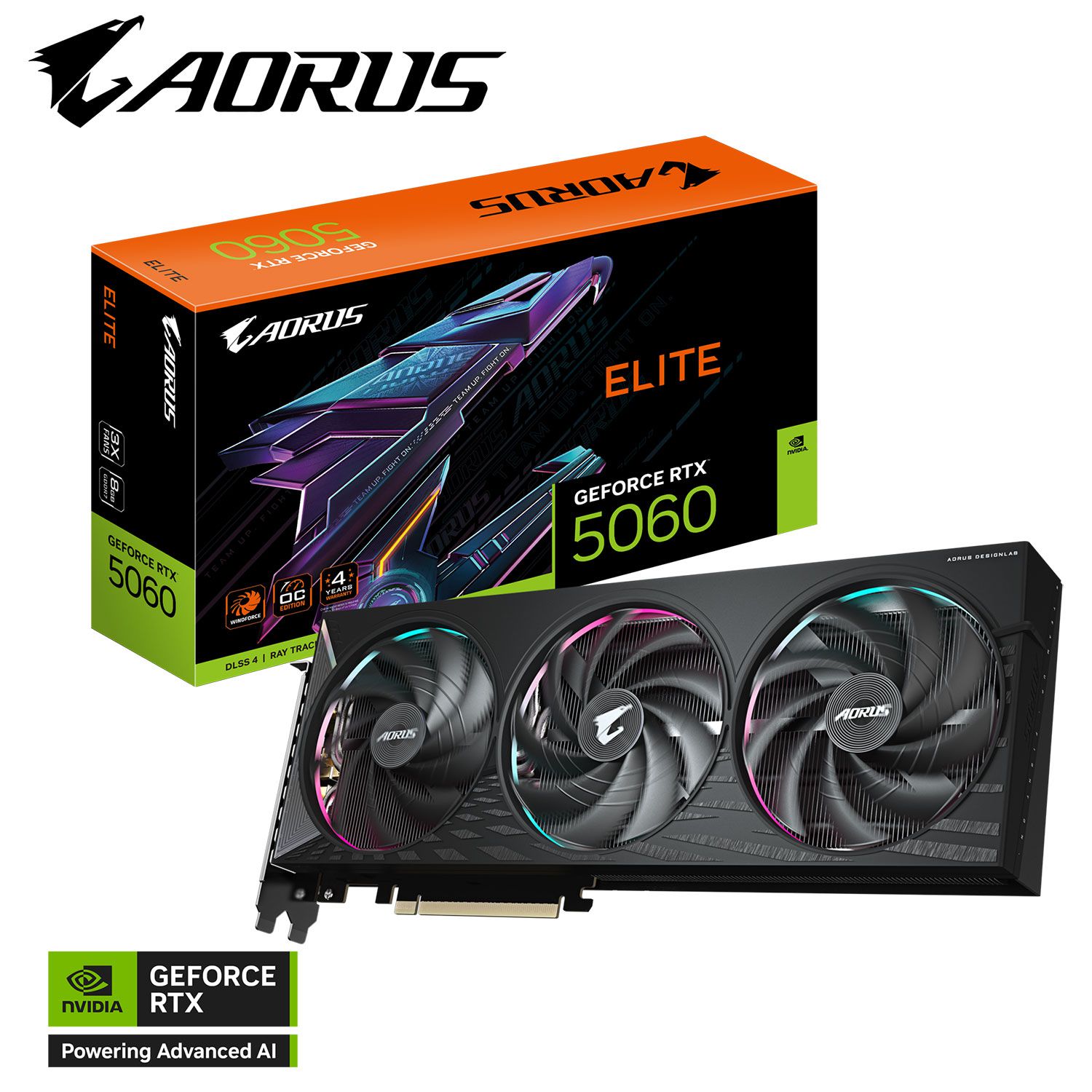 Gigabyte VGA GeForce RTX RTX 5060 Aorus Elite 8 GB