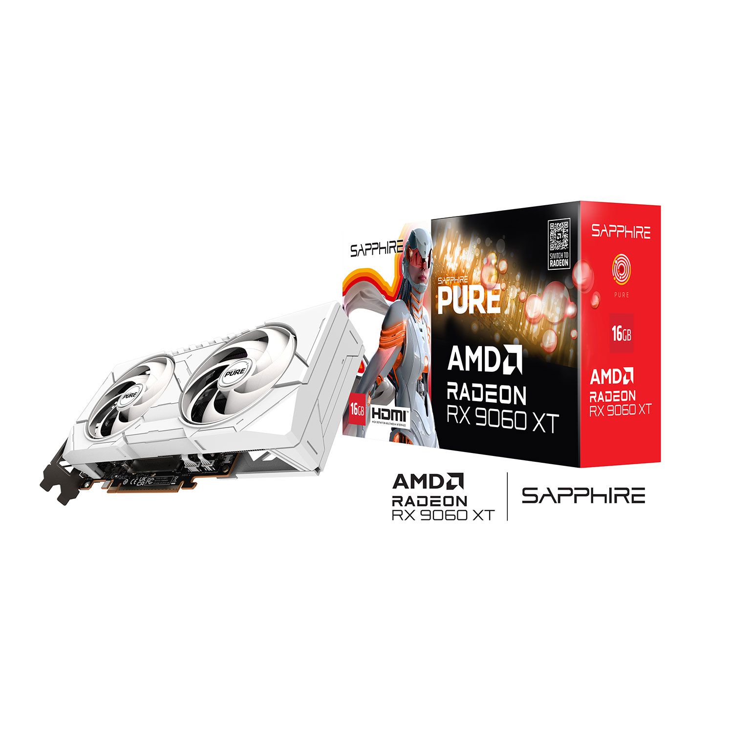 Sapphire VGA Radeon RX 9060 XT Pure Gaming OC 16 GB
