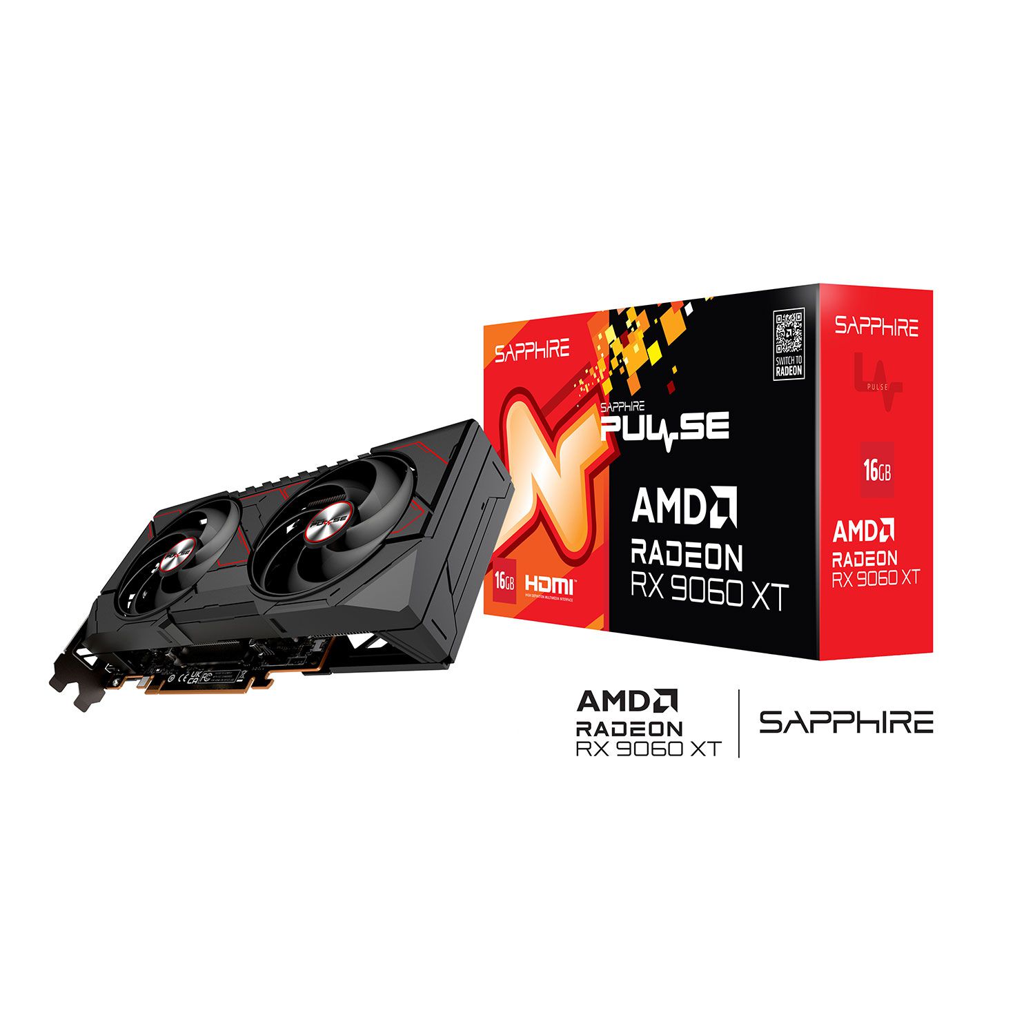 Sapphire VGA Radeon RX 9060 XT Pulse Gaming OC 16 GB