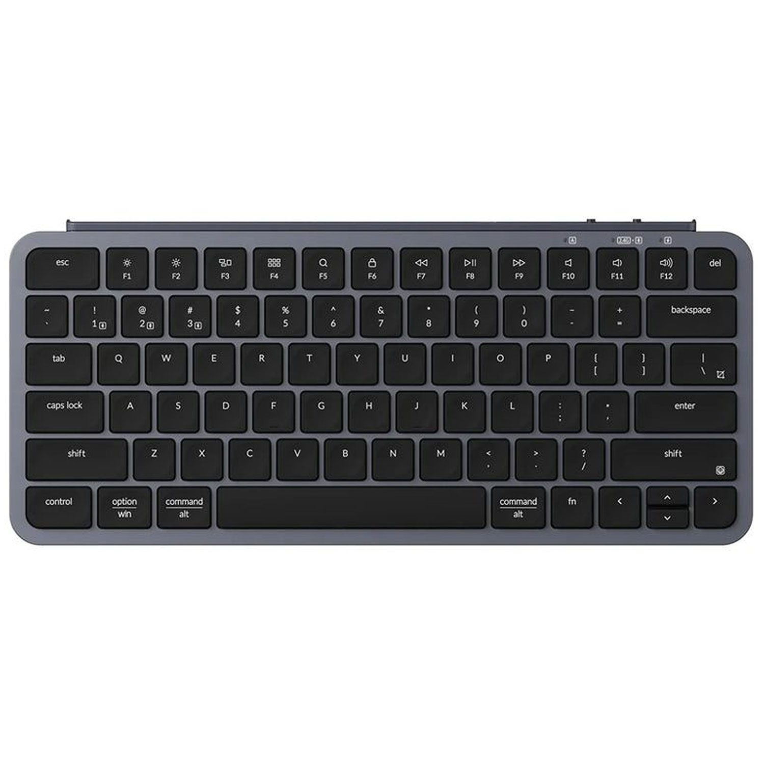 Keychron Πληκτρολόγιο B1 Pro Ultraslim Mini BT Wireless Gray
