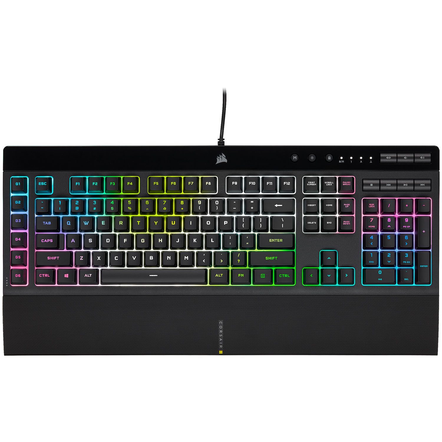 Corsair Πληκτρολόγιο K55 PRO XT RGB Ενσύρματο