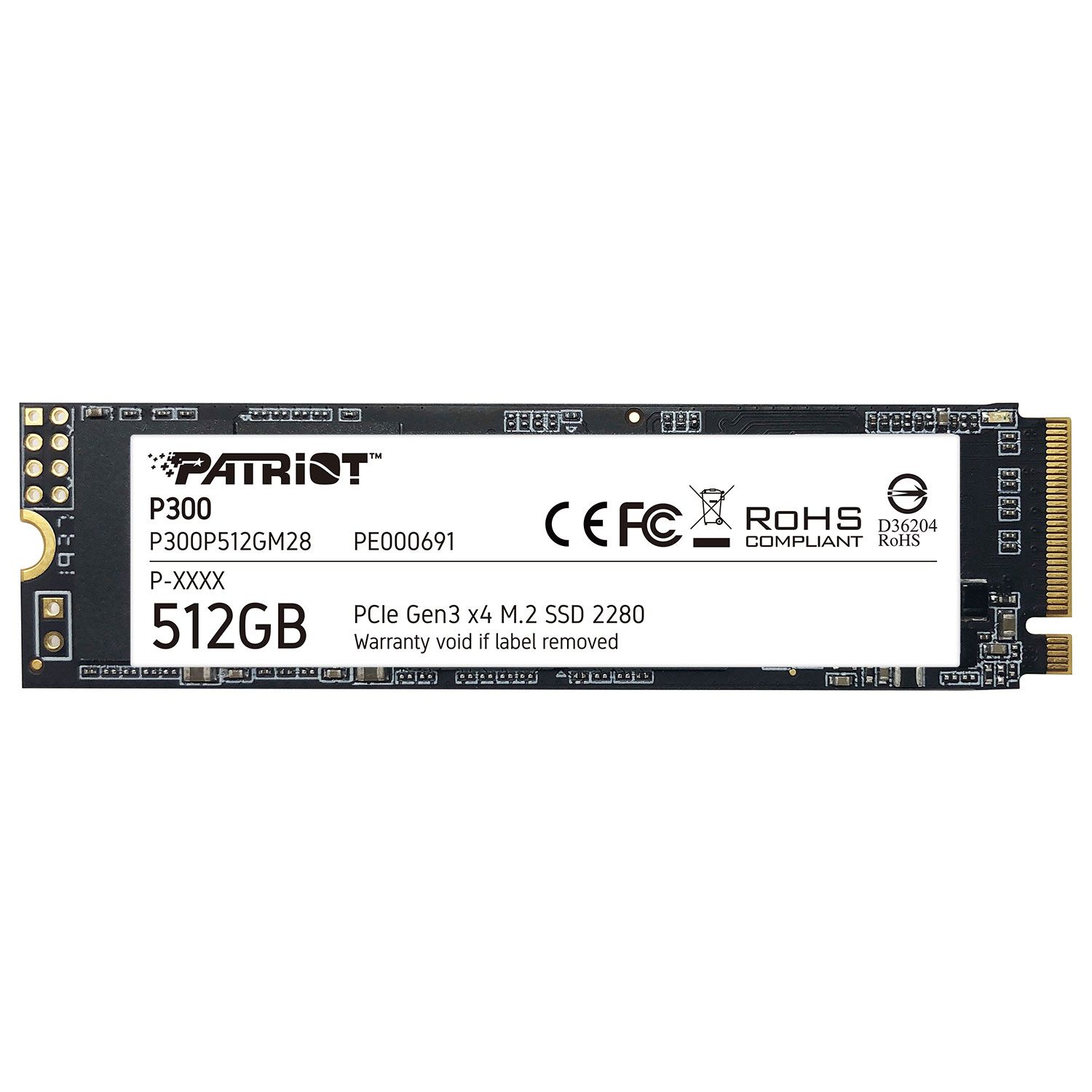 Patriot SSD P300 NVMe M.2 512GB