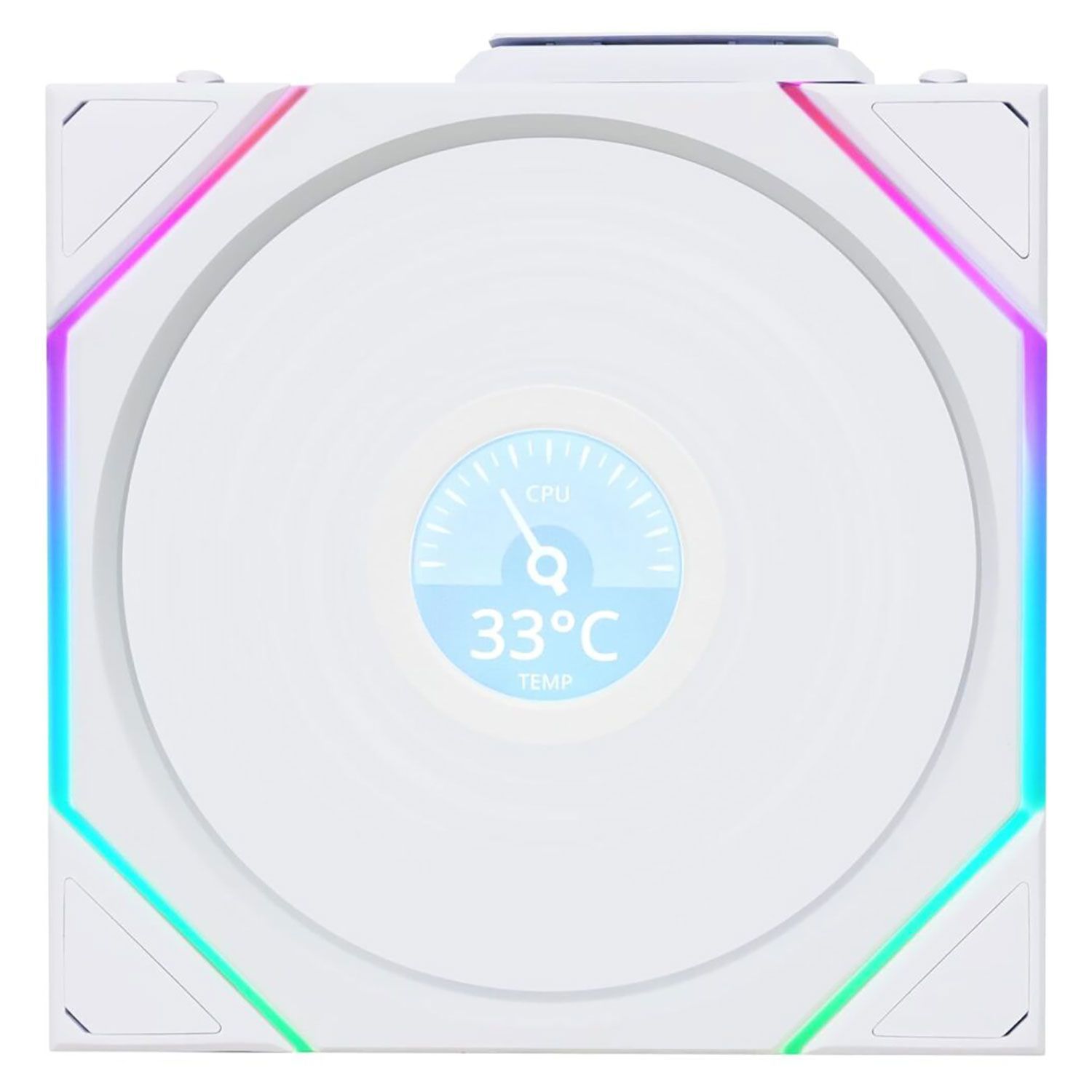 Lian Li UNI FAN TL-LCD Wireless Reverse 120 White