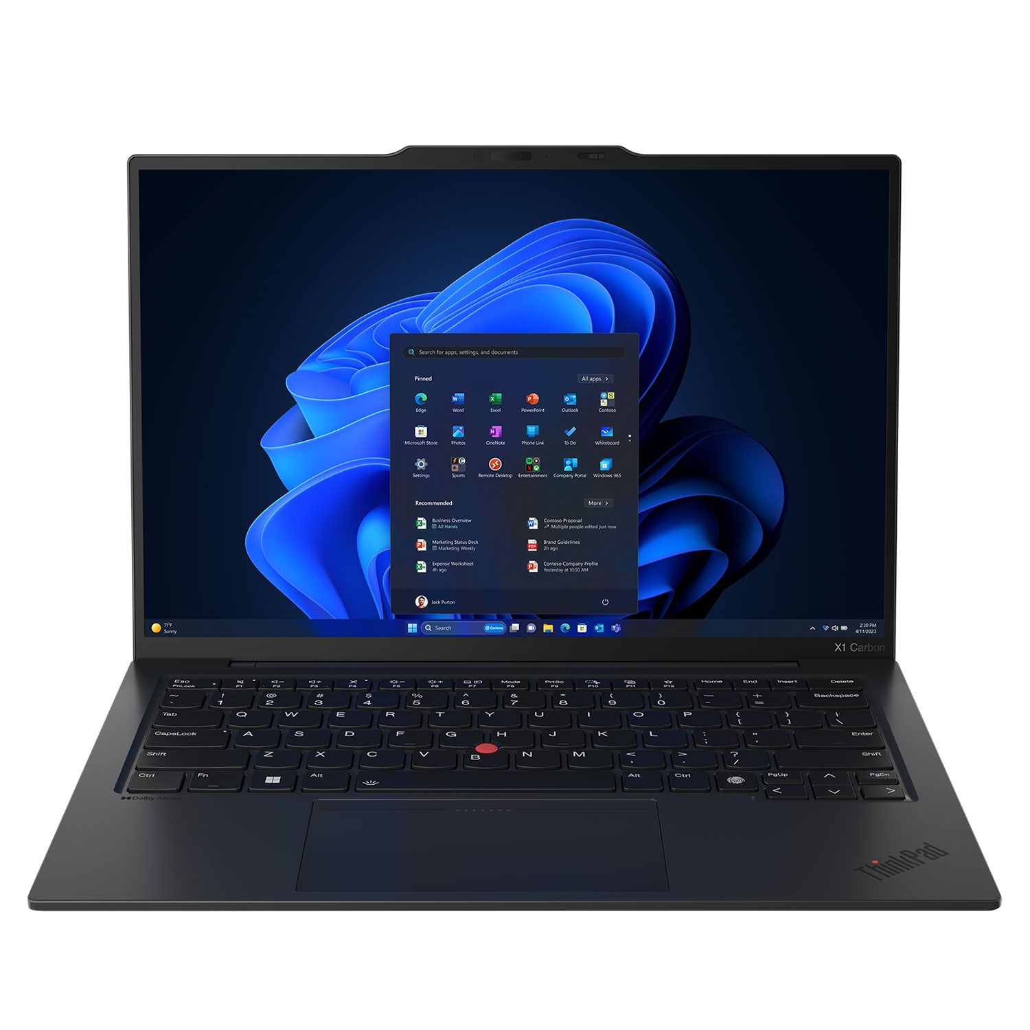 Lenovo ThinkPad X1 Laptop 14" OLED (Core Ultra 7 258V/32 GB/2 TB/Intel Arc Graphics/Windows 11 Pro)