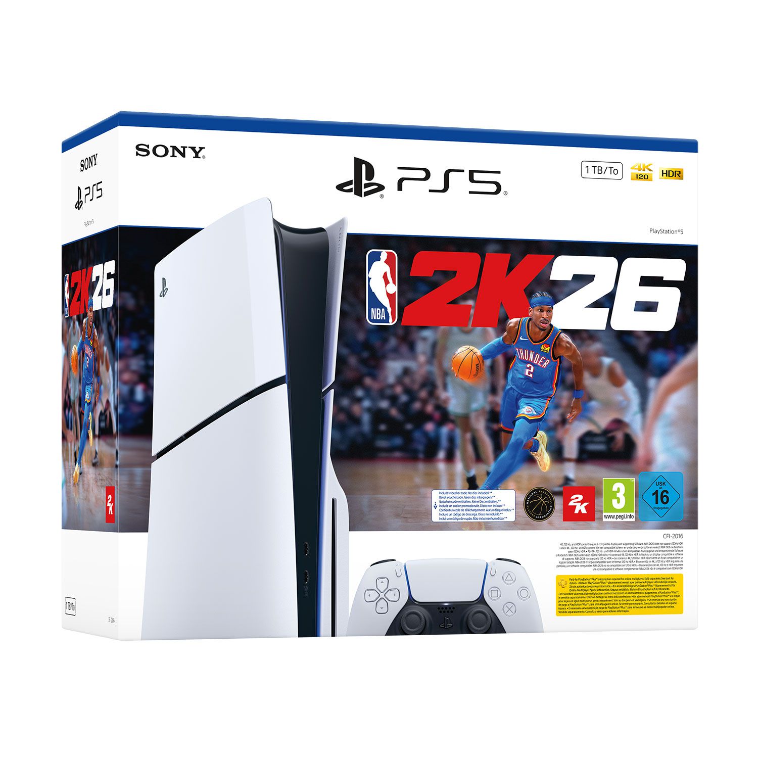 Sony PlayStation 5 + NBA 2k26 (vchr)