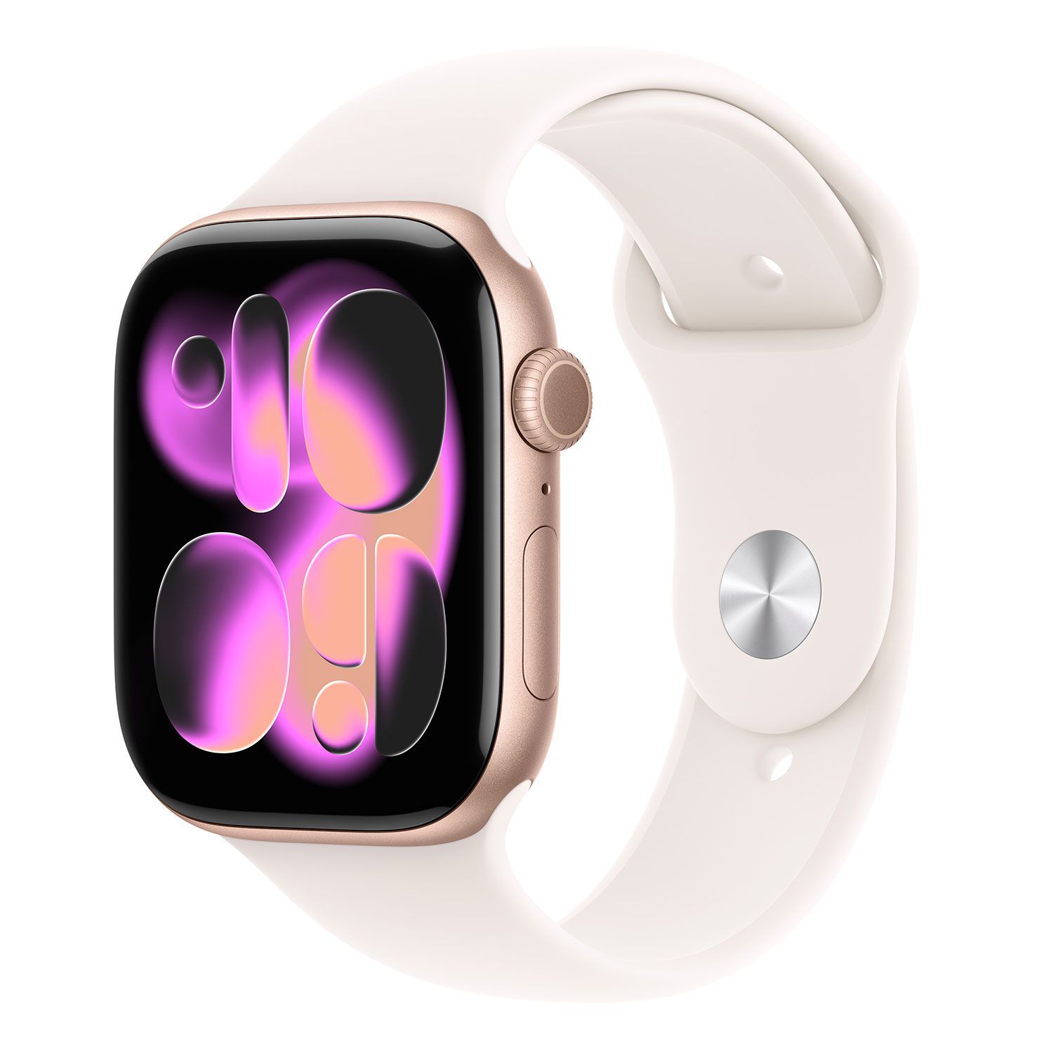 Apple Watch Series 11 46mm Rose Gold with Light Blush Sport Ba M/L