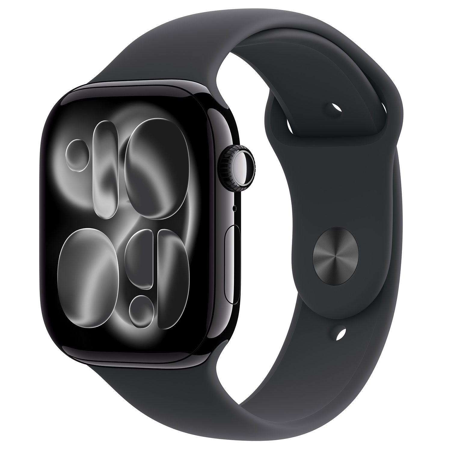Apple Watch Series 11 46mm Jet Black with Black Sport Band S/M