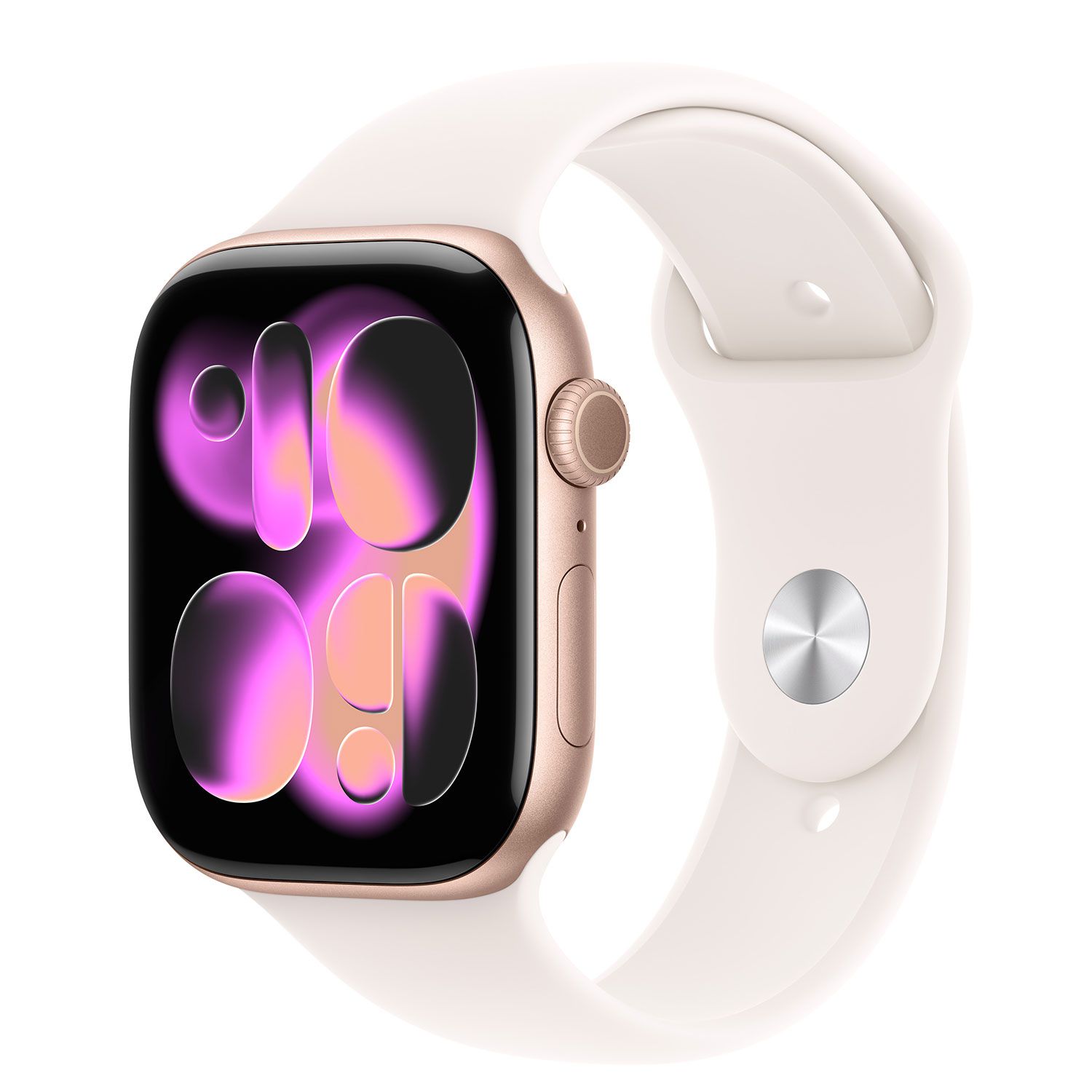 Apple Watch Series 11 Cell 46mm Rose Gold with Light Blush Sport Band M/L