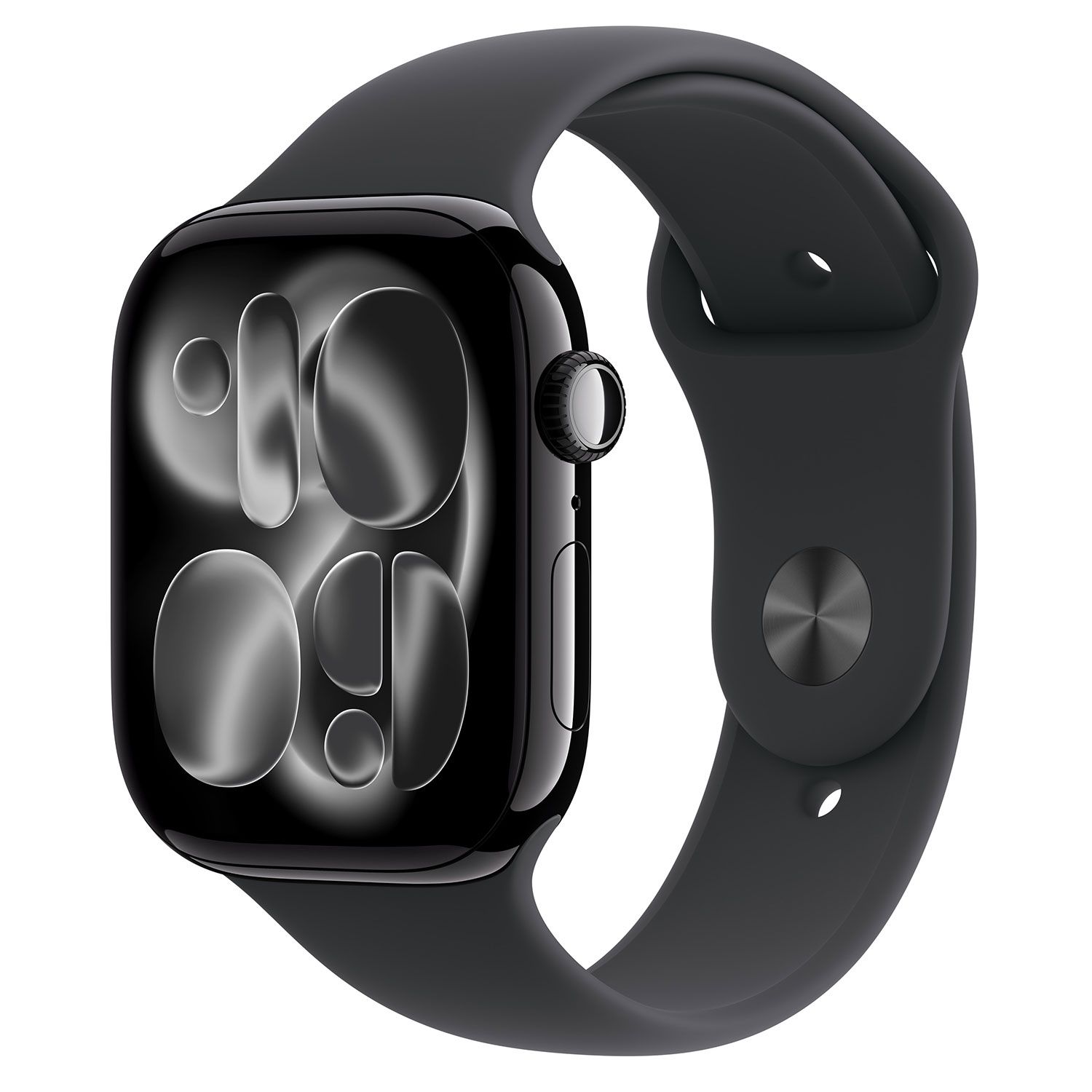 Apple Watch Series 11 Cell 46mm Jet Black with Black Sport Band M/L