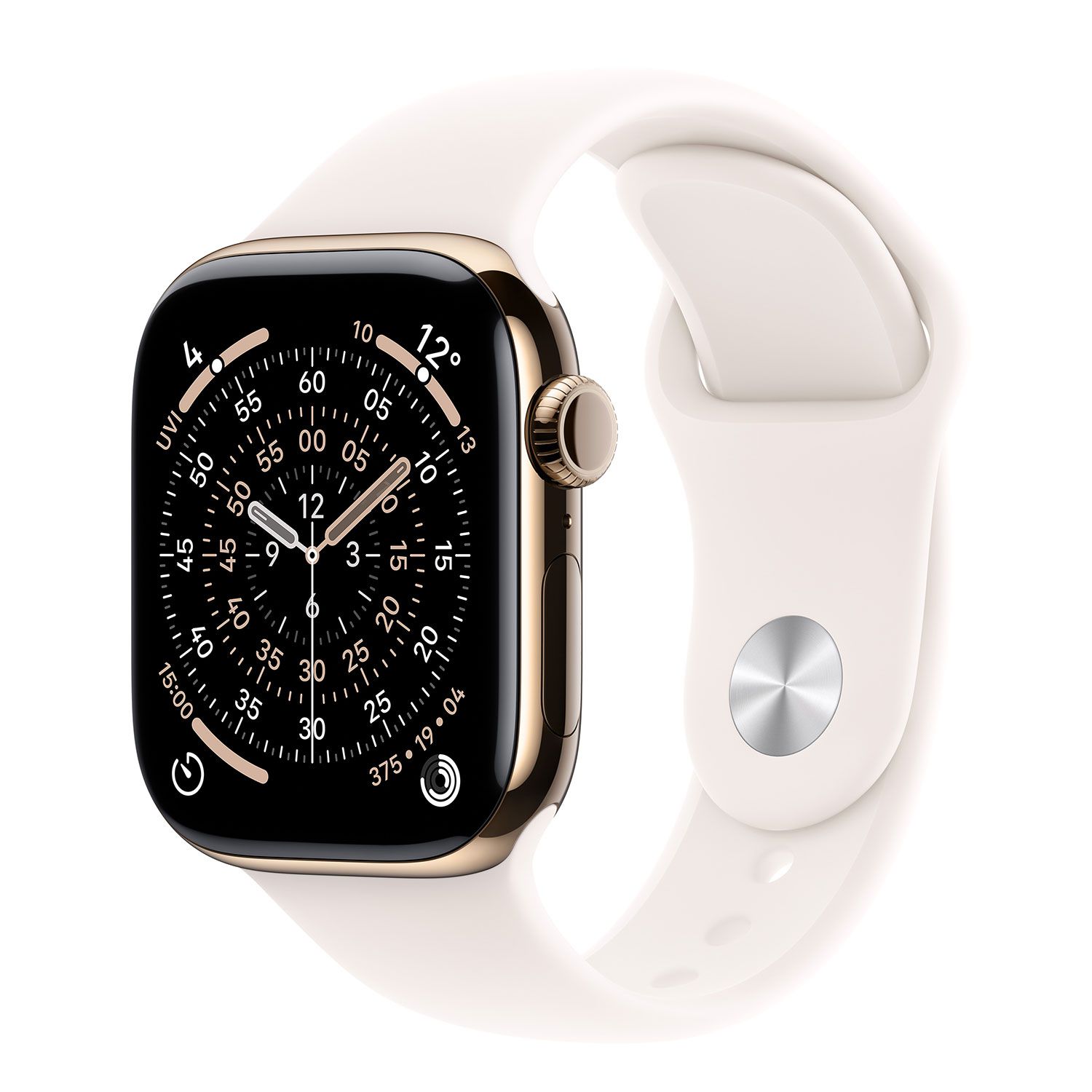 Apple Watch Series 11 Cell 42mm Gold Titanium with Light Blush SpBa M/L