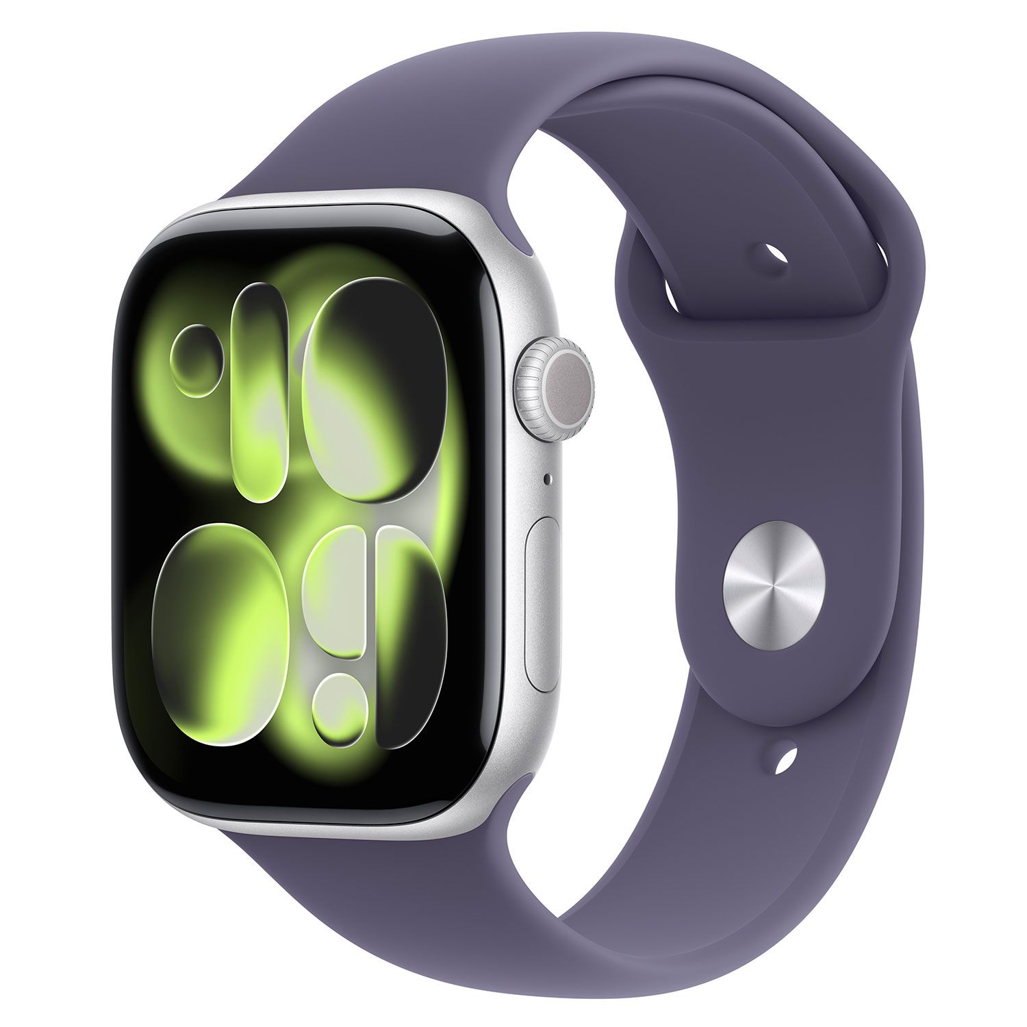 Apple Watch Series 11 Cell 42mm Silver with Purple Fog Sport Band S/M
