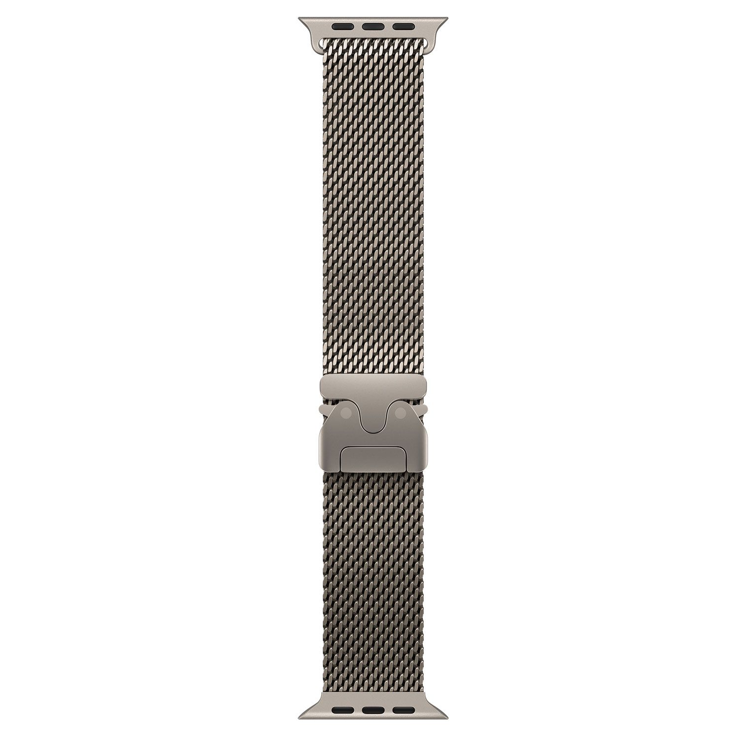 Apple 49mm Natural Titanium Milanese Loop - L