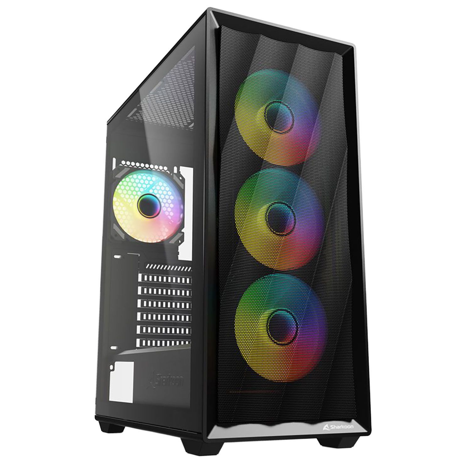 Case Sharkoon Midi VK4 ARGB Black