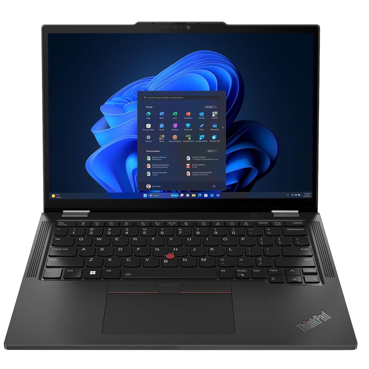 Lenovo Thinkpad X13 2in1 Laptop 13.3" IPS Αφής (Core Ultra 7 155U/32 GB/1 TB/Intel Arc Graphics/Windows 11 Pro)