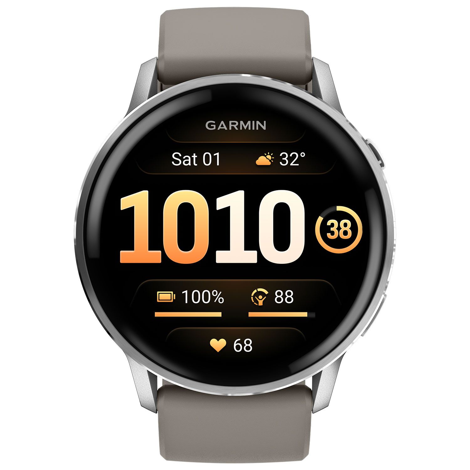 Garmin Venu 4 45mm Silver with Silver Gray