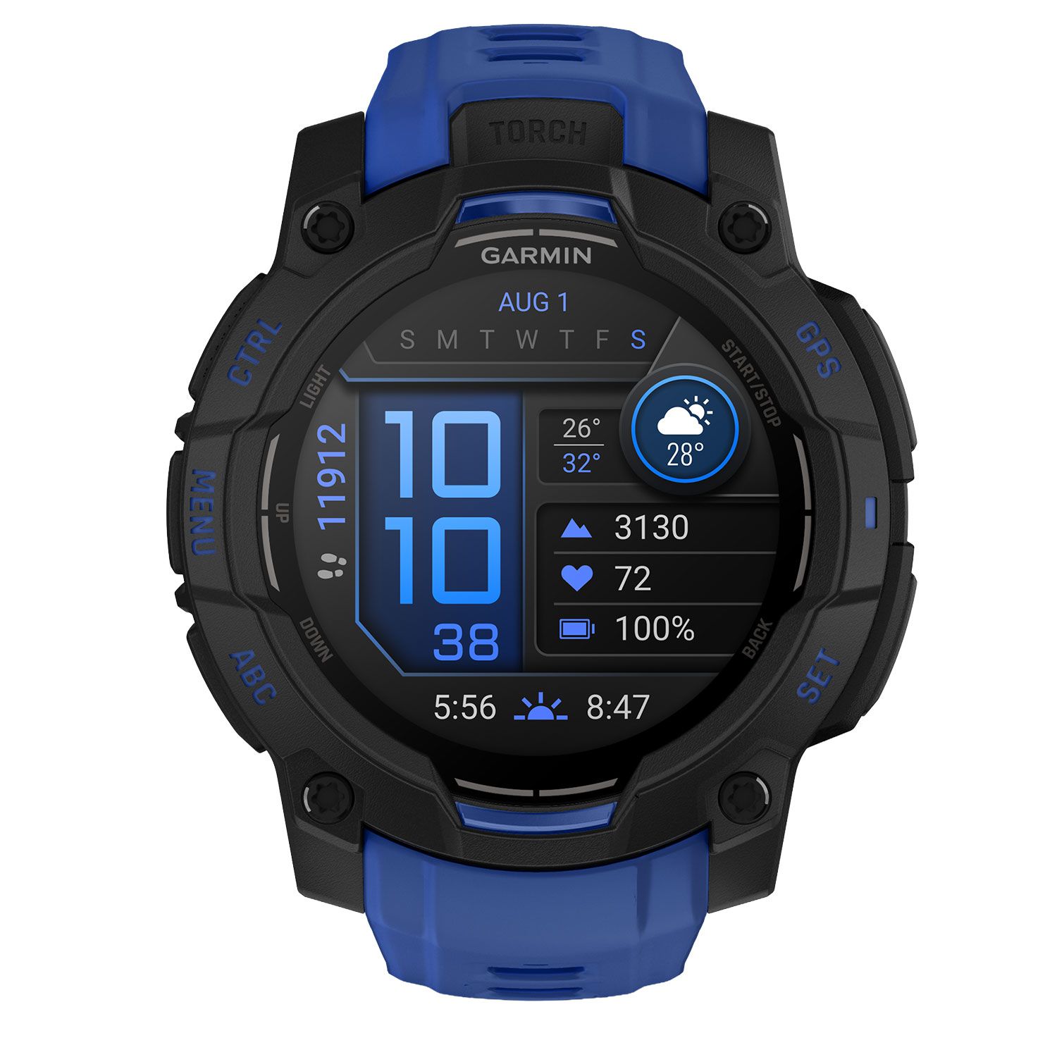 Garmin Instinct 3 AMOLED 45mm Black/Blue L E