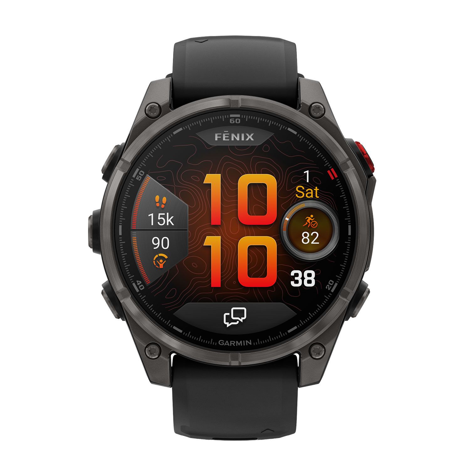 Garmin Fenix8 Pro 47mm Amoled Sapphire Titanium Carbon Gray