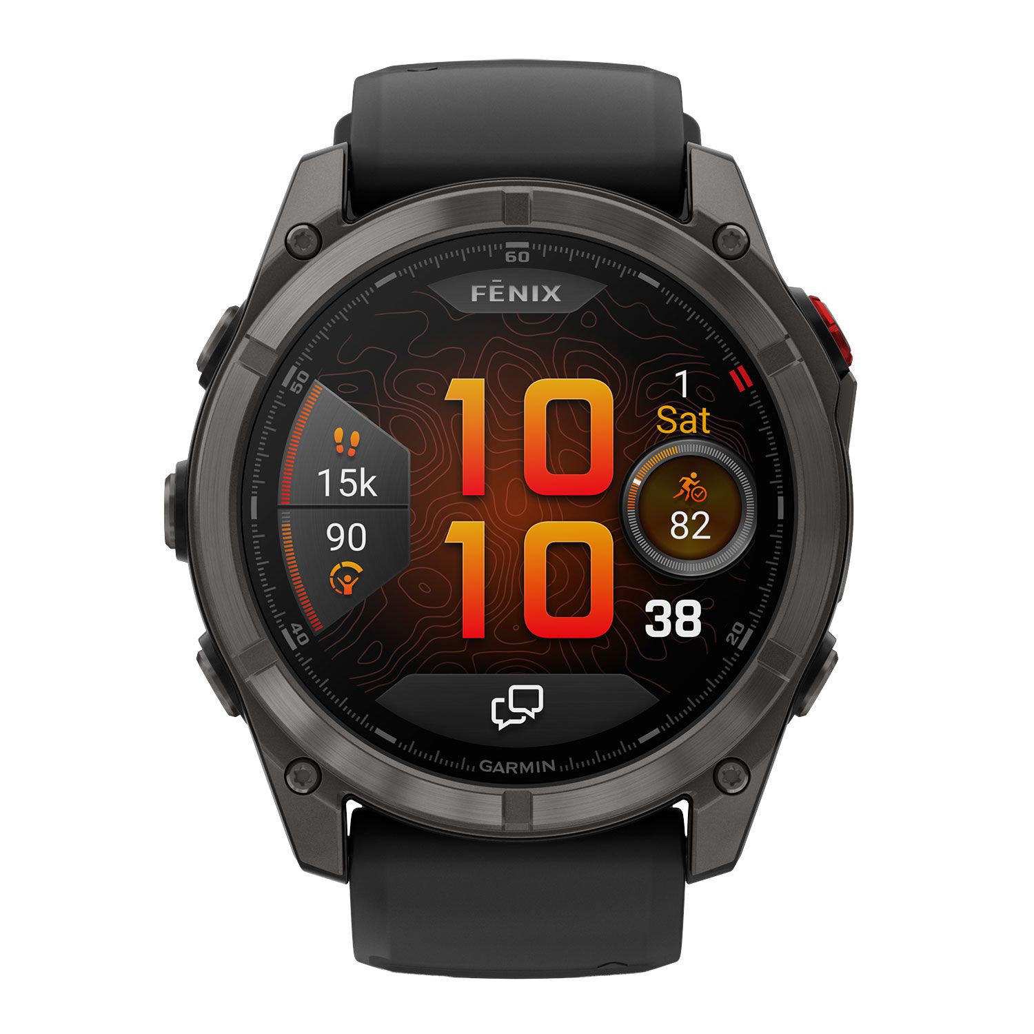 Garmin Fenix8 Pro 51mm Amoled Sapphire Titanium Carbon Gray