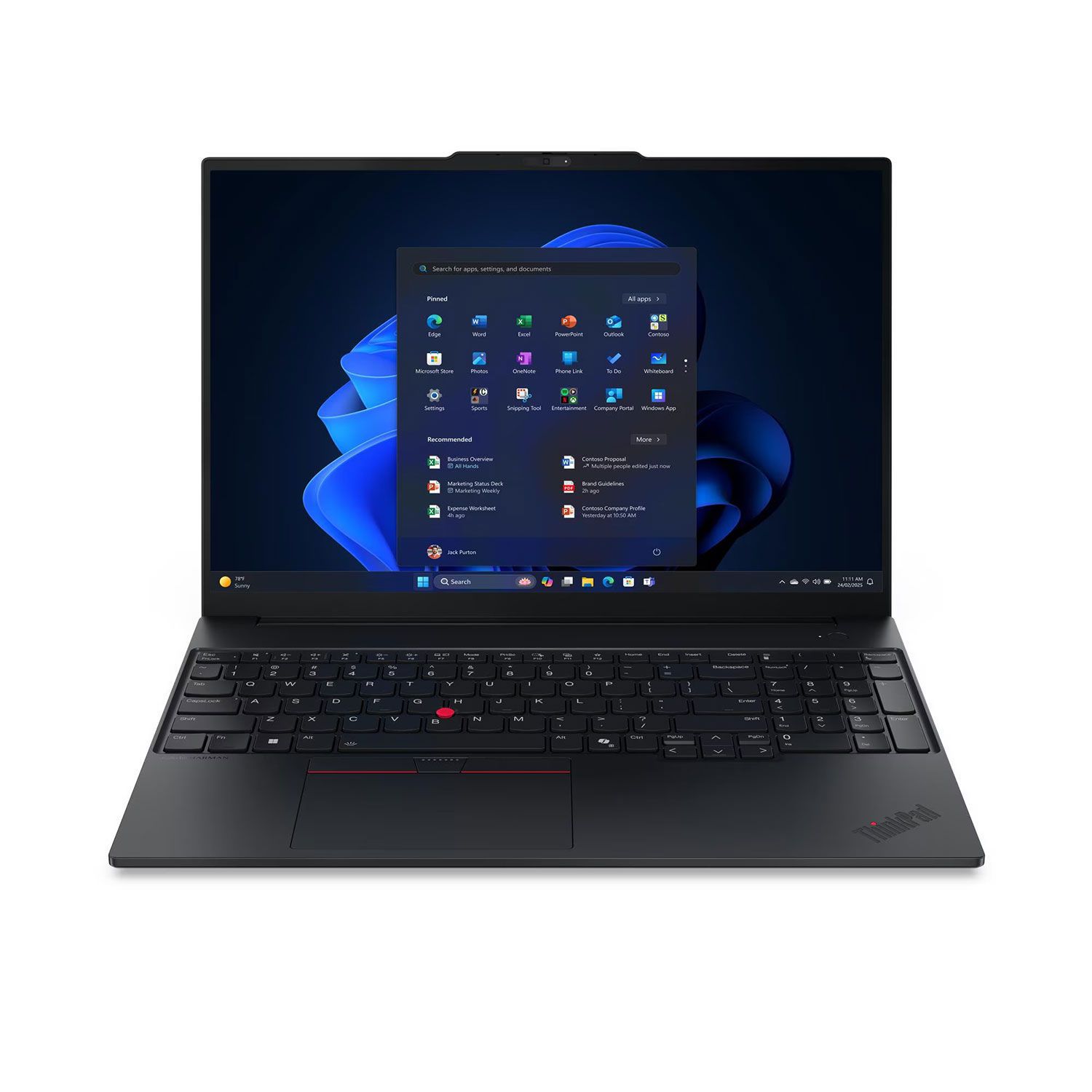 Lenovo E16 G3 ThinkPad Laptop 16" WUXGA IPS (Ryzen 5 230/16 GB/512 GB/760M/Windows 11 Pro)