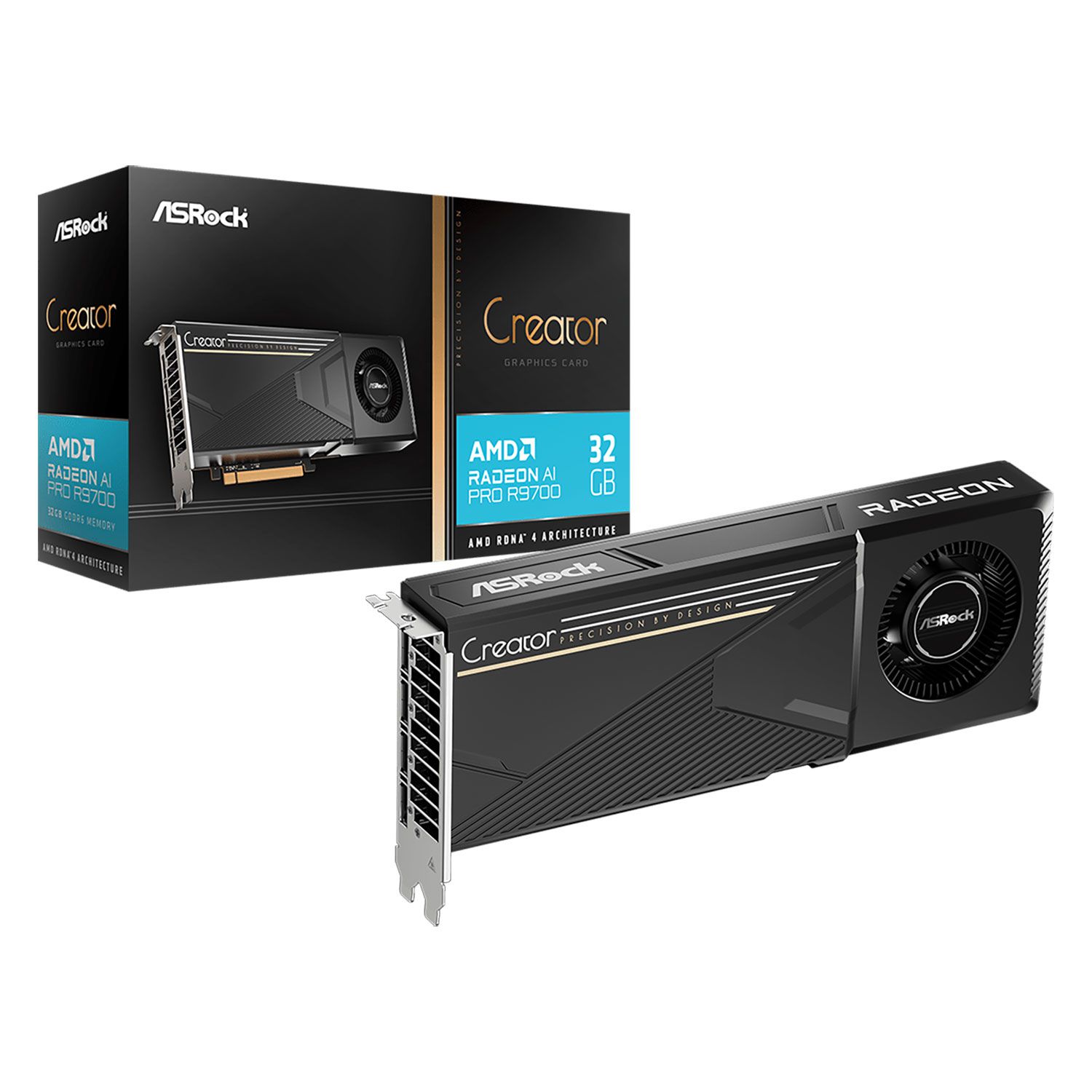 Asrock VGA Radeon AI PRO R9700 Creator 32 GB