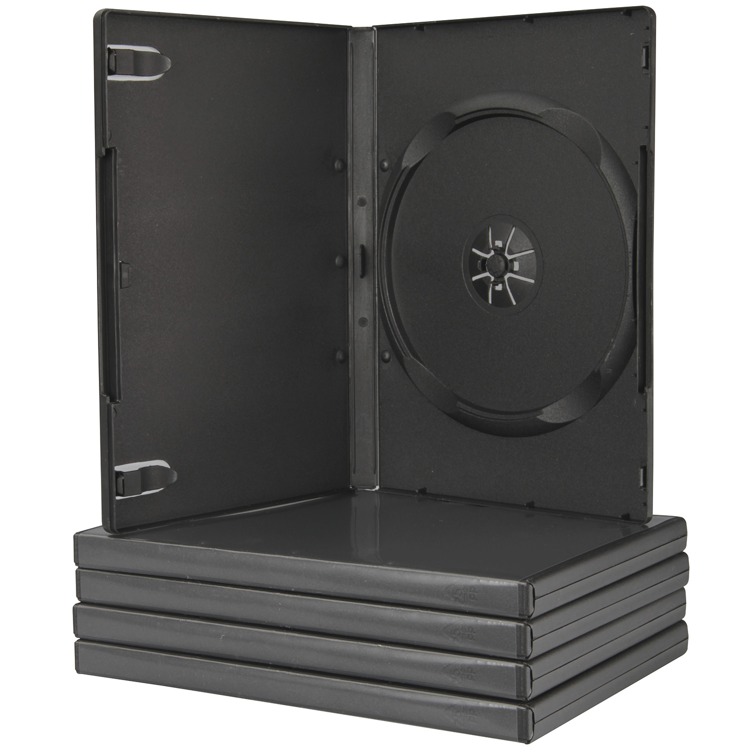 Q-Connect Θήκη CD/DVD Ανταλλακτική 5 τεμ. Μαύρη