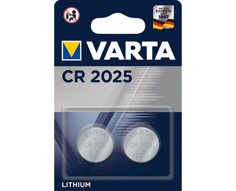 Varta Μπαταρίες Λιθίου CR-2025 2 τεμ.