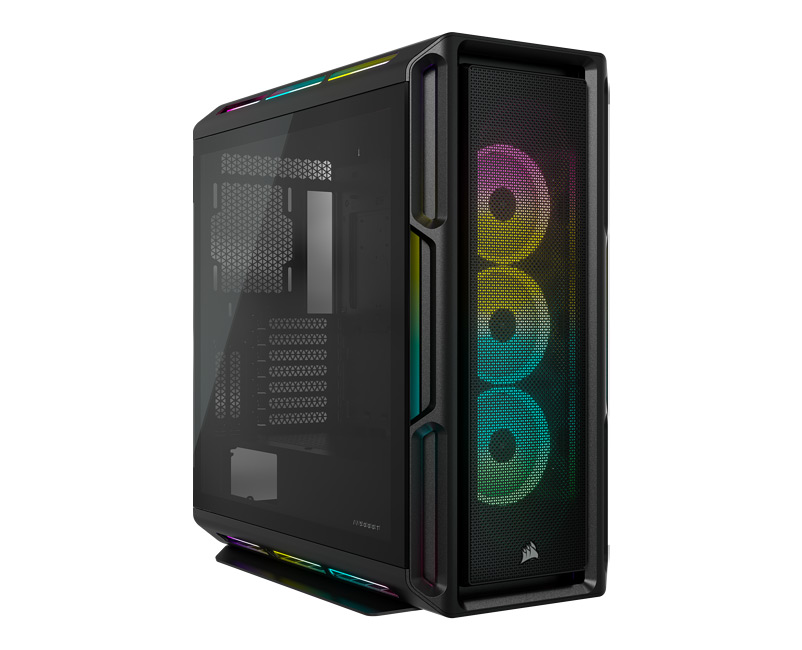 CORSAIR iCUE 5000T RGB TG MT PC Case - Black