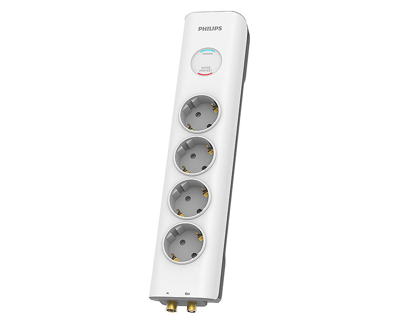 Philips SPN5140YB/GRS Power strip 4 &Theta;έ&sigma;&epsilon;&omega;&nu; 2m