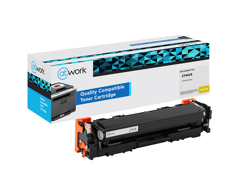 Toner  @Work CF402X Yellow