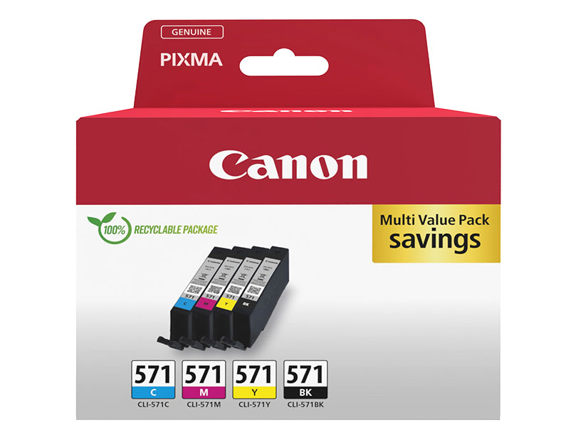 Μελάνι Canon CLI-571 (BK-C-M-Y) Multip.