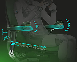 ΚΑΡΕΚΛΑ ERGOHUMAN ULTRA GAMING BLACK FRAMΕ